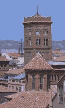 Torre San Martín de Teruel. Vista desde El Salvador